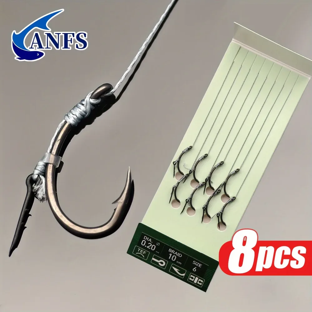 8-teiliges Method Feeder Carp Rigs Set ? handgefertigte Angelausrüstung und Ausrüstung, Angelzubehör, Karpfenangeln
