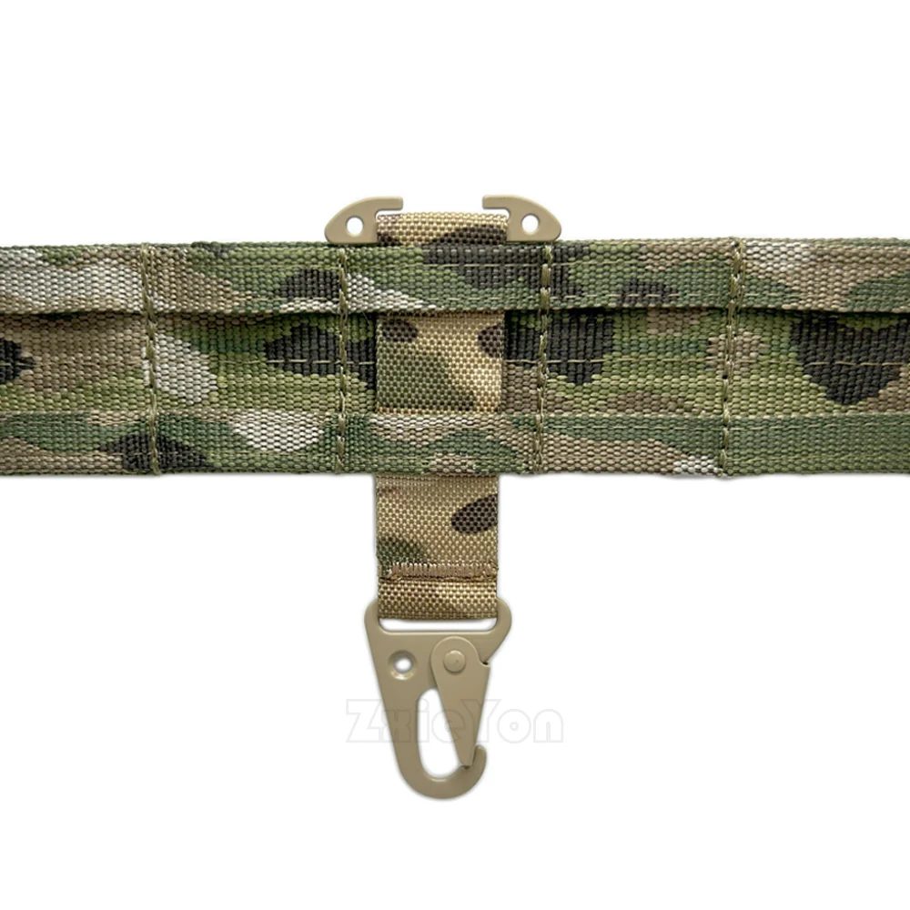 Outdoor Taktisches Zubehör Gurtband Gürtel Molle Gürtelclip mit Olecranon Metallhaken für Jagd Rucksack Weste Gürtelausrüstung