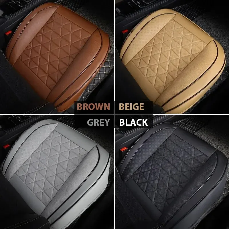 Neue Vordere Auto Sitz Abdeckung PU Leder Autos Sitzkissen Autos Sitz Schutz Universal Auto Stuhl Pad Matte Auto Zubehör