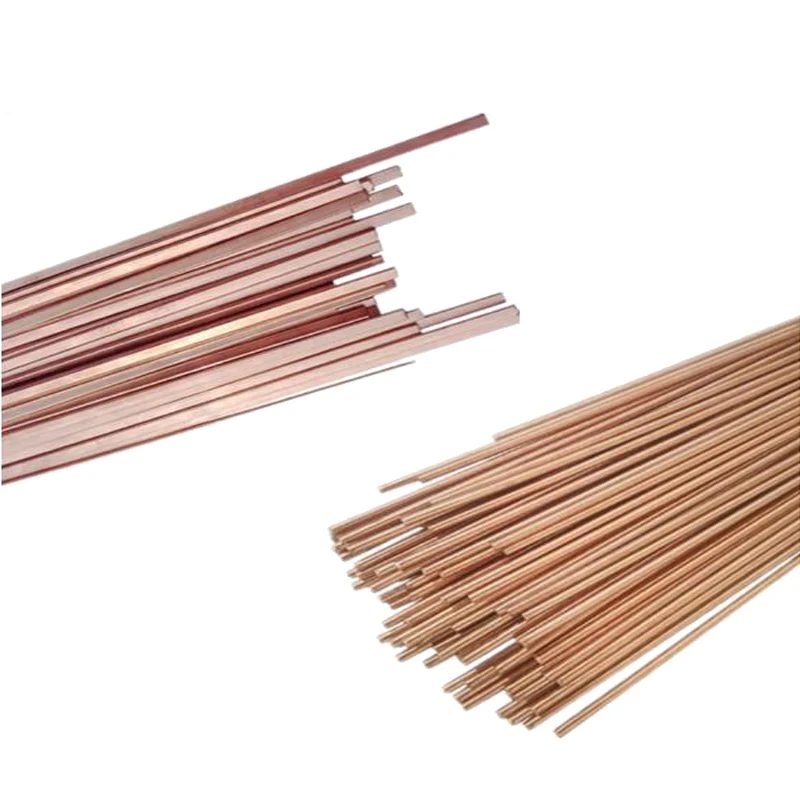 1,0/2,0mm * 50cm Phosphor Kupfer Elektrode Schweißen Stab Messing Schweißen Draht Bronze Elektrode Lötstab Keine Notwendigkeit Solder Pulver