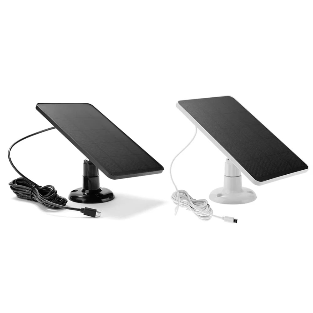 10W 5V Solarpanel 2in1 Micro USB+Typ-C Solarpanels Outdoor-Solarzellen-Ladegerät für Überwachungskameras/kleine Hausbeleuchtungssysteme