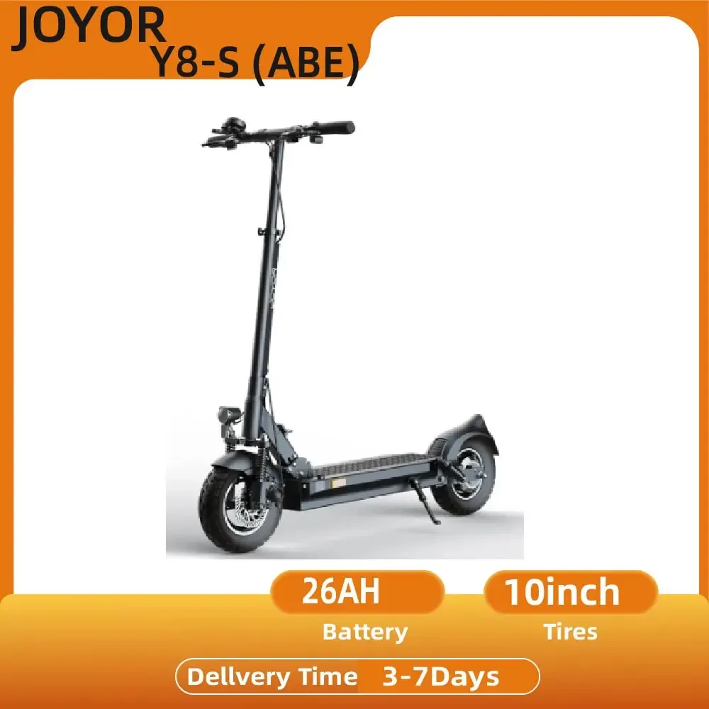 JOYOR --Y8-S (ABE) --E-Scooter für Erwachsene 10-Zoll-Reifen 500W Motor 48V26AH Akku Stadtpendler Faltbarer Elektroroller
