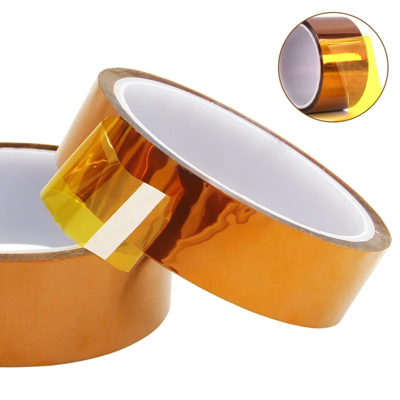 30m langer Goldfinger hoch temperatur beständiges Klebeband Polyimid band Multi-Size-Anti-Statik-Lithium-Batterie-Isolierband
