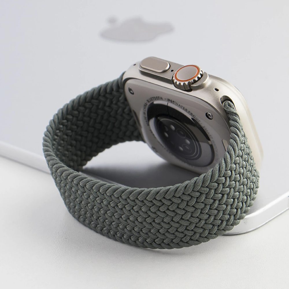 Geflochtenes Schlaufenarmband für Apple Watch-Armbänder Ultra 3 2 49 mm 44 mm 41 mm 40 mm 42 mm 46 mm 45 mm Armband iWatch Serie 11 SE3 10 9 8 7 6 5