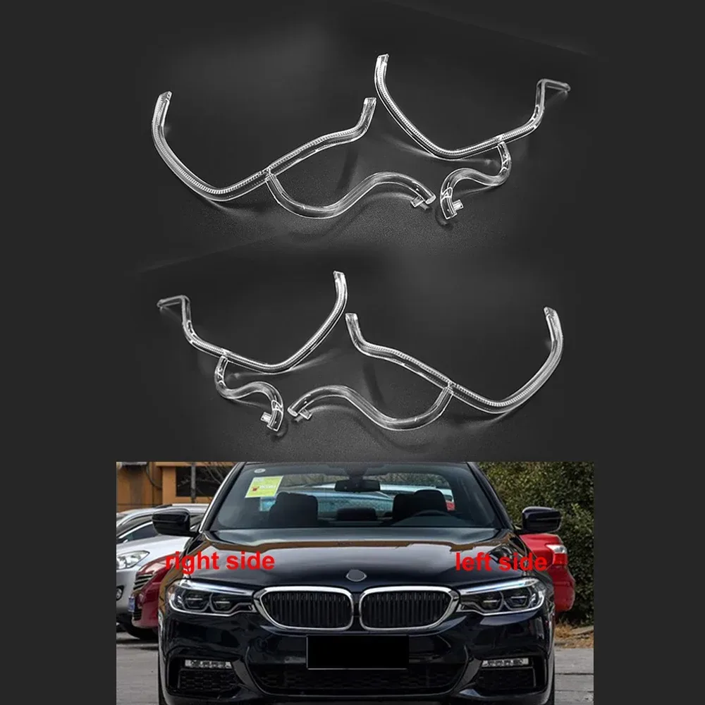 Für BMW 5er G30 G38 2018-2020 LED DRL Tagfahrlichtführung Ersatz Autoscheinwerfer Angel Eyes Plexiglas
