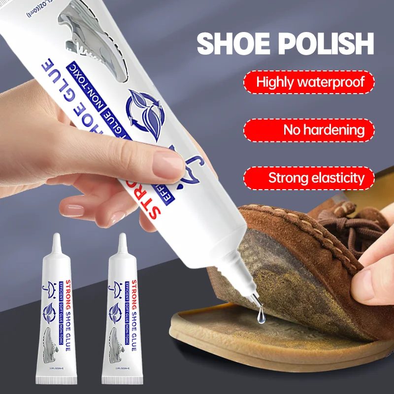 60 ml Schuhkleber, starker Kleber zur Schuhreparatur, wasserfester Kleber zur Schuhreparatur, Schuhmacher, professioneller Kleber zur Sohlenreparatur, transparentes Dichtungsmittel