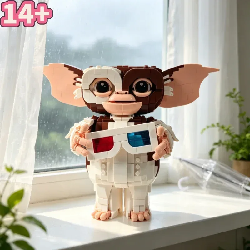 Mogwai Gremlins Filme 1125 Teile Große Bausteine Montage-Display-Modelle Sammleredition Geburtstags- und Weihnachtsgeschenke