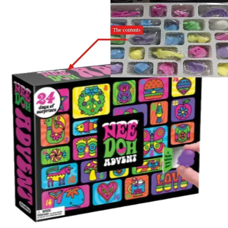 Needohs neuer Weihnachts-Countdown-Kalender 2026, Schatzsuche, Neujahrsüberraschung, Überraschungsbox-Spielzeugparty und Weihnachtsgeschenk.