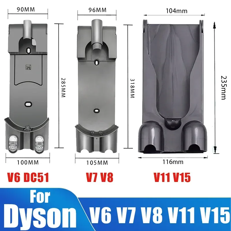 Für Dyson V6 V7 V8 V11 V15 Staubsauger Dockingstation Ersatzteile, Ersatzteilhalter, Ladegerät-Aufhänger, Düsenhalterung