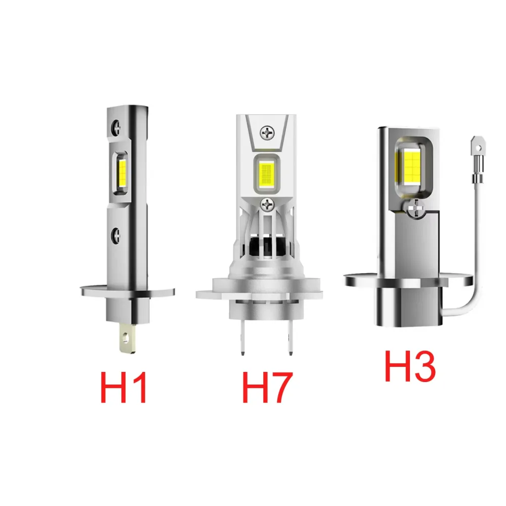 2 Stück LED H1 H3 Auto-Scheinwerfer 9005 9006 H8 H9 H11 H16 880 6000K Weiß Fern- und Abblendlicht Nebelscheinwerfer Glühbirnen 12000Lm 12V 100W
