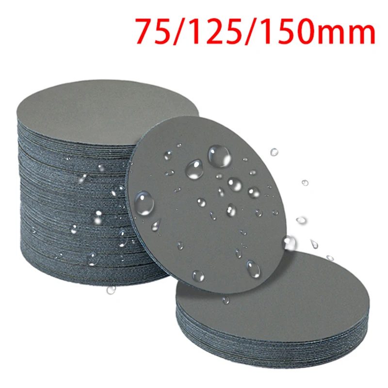 75/125/150mm Universal Trocken und Nass Schleif Disc Papier Metall Poliert Holzbearbeitung Werkzeuge Polieren Zubehör Schleif scheiben