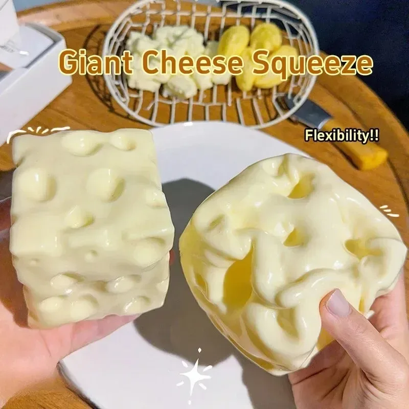 Handgemachter Kokosnussöl-Käse, formbarer Squishy Blind Box, nicht-rückfedernder Quetsch-Stressabbau-Fidget-Spielzeug, Dekompressions-Plastikball