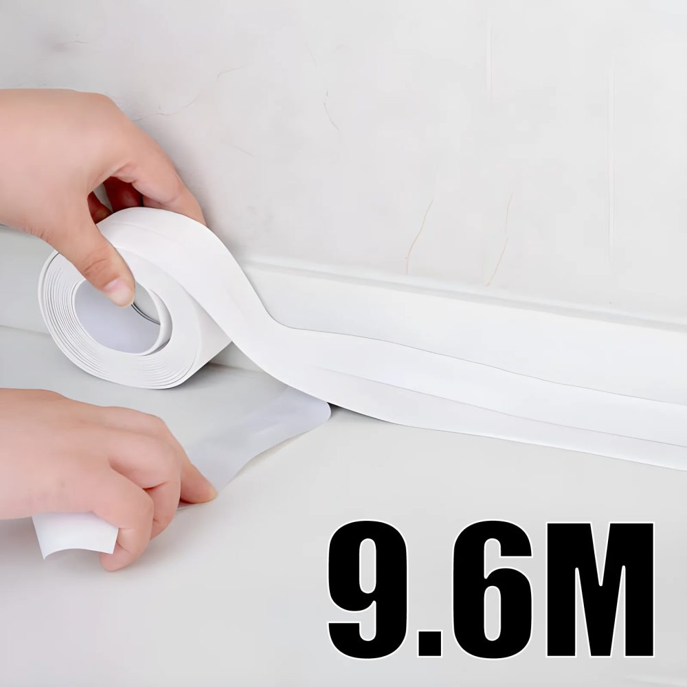 Wasserdichtes Dichtungsband PVC Selbstklebend für Badezimmer Wandkleber Aufkleber Küchenspüle Fugendichtung Schimmelresistentes Abdeckband