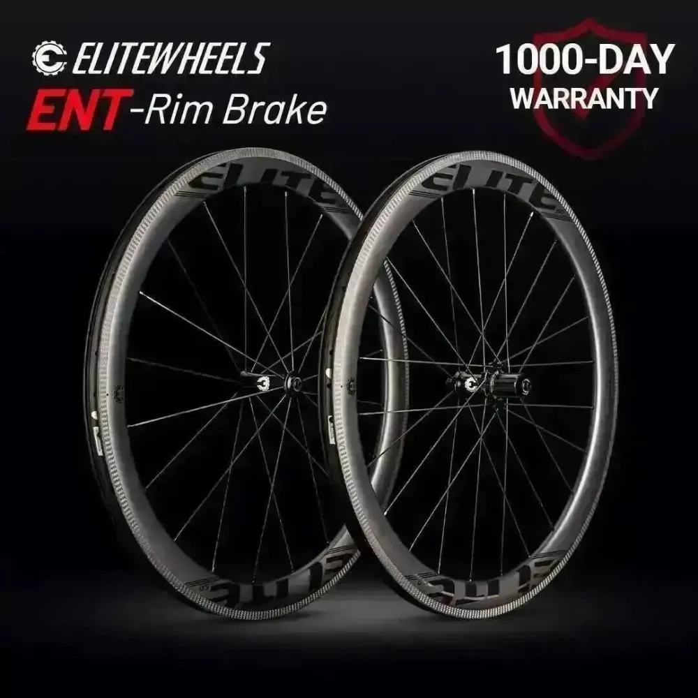 ELITEWHEELS 700c Rennrad-Carbonlaufräder UD-Finish UCI-Qualität Carbonfelge Tubeless Ready Pillar Nipple 1423 Speichen Rennrad-Laufradsatz