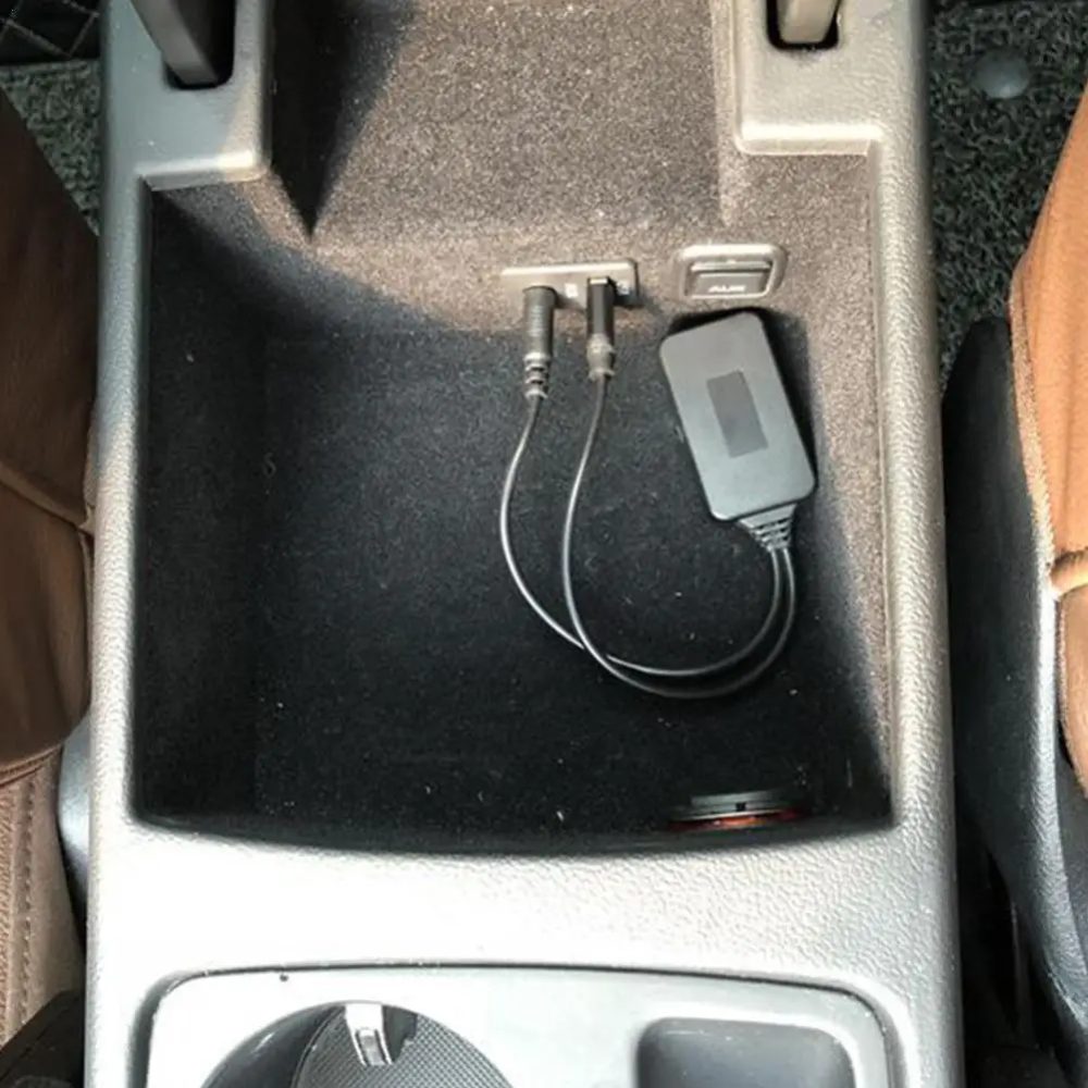 Auto AUX Bluetooth Audio Kabel Adapter Werkzeuge Ladegerät Adapter Anschluss Zigarette Leichter Für BMW E90 E91 E92 Auto Zubehör