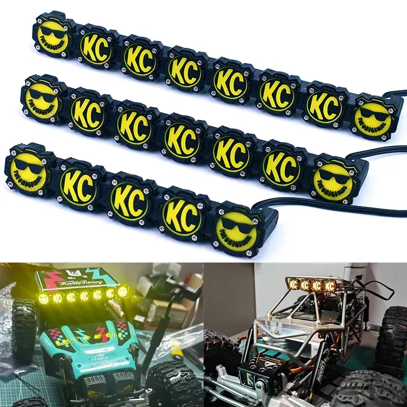 LED-Simulationsdachleuchten für 1/10 RC Crawler Auto Traxxas Trx4 Axial Scx10 Yikong RC4WD D90 Croboll MK07 MJX H8H