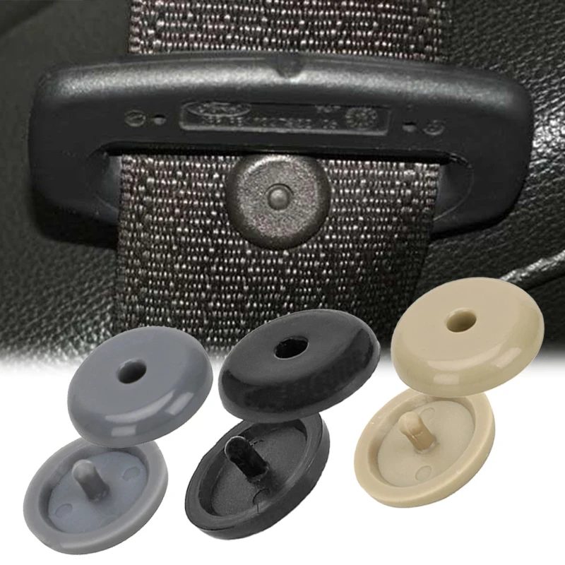 2-20 Stück Autos icherheit Sicherheits gurt Begrenzung Schnalle Clip Halter Sicherheits gurte Stopp knopf Auto Interieur Zubehör schwarz grau beige 3 Farbe