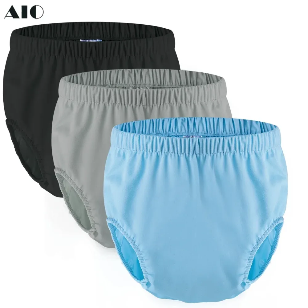 AIO Wasserdichte Windel Hosen für Erwachsene Waschbar Windel Pflege Hosen Auslaufsichere Hosen Schwimmen Hosen Mantel Eldly Windel Dropshipping