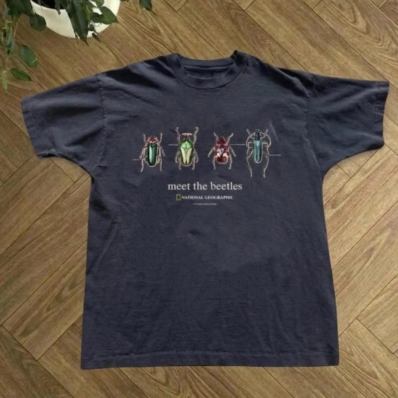 National Geographic Meet The Beetles T-Shirt Unisex S-4XL Sommer Neues Vintage-T-Shirt für Damen