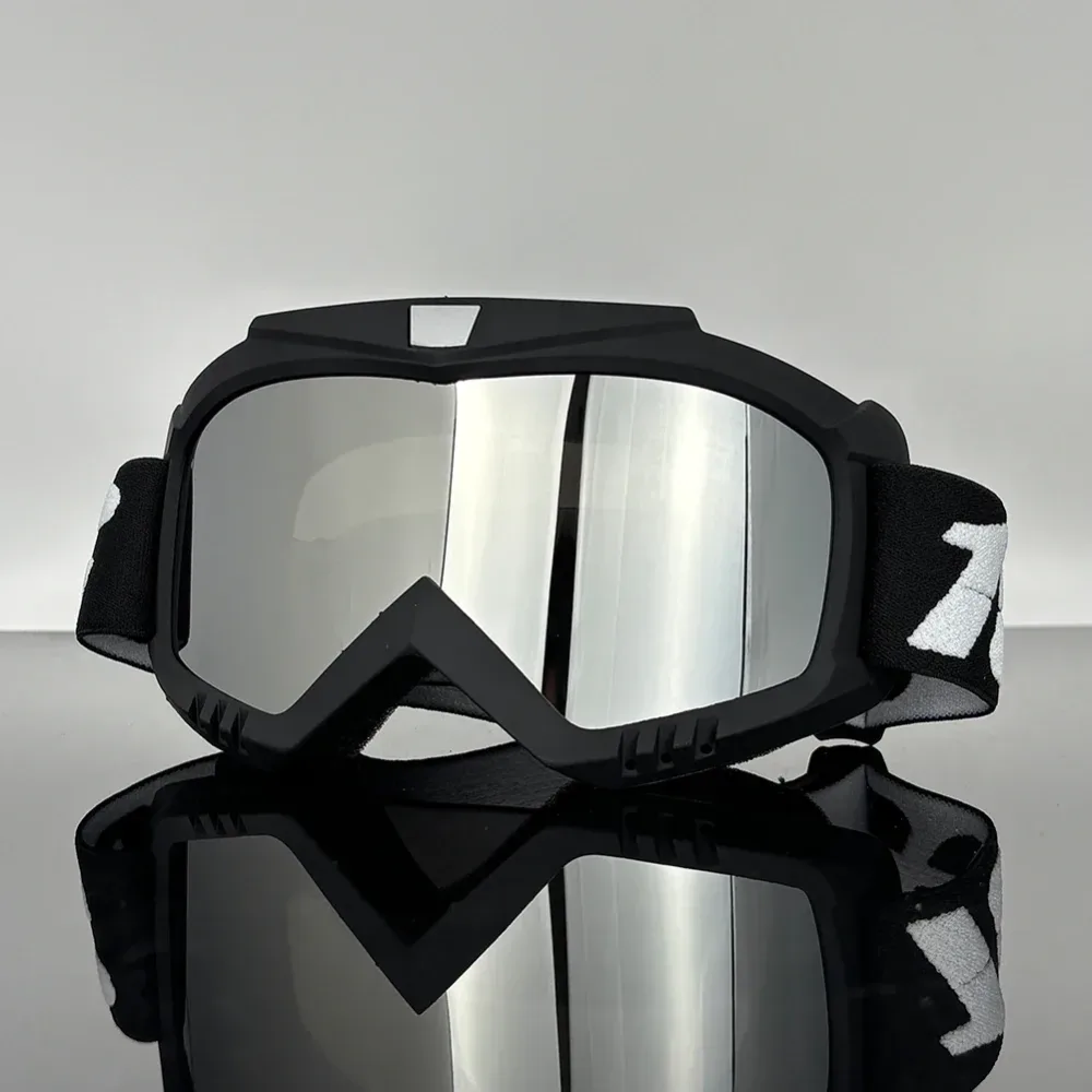 Heiße Motorradbrille für Herren, Motocross-Brille, Helmbrille, MX Moto Dirt Bike ATV Ski Outdoor-Sportbrille, Rollerbrille, Maske, Radfahren