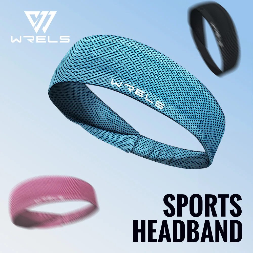 Sommer-Sport-Stirnband, atmungsaktiv, Fitness-Schweißband, rutschfest, elastisch, Tennis-Stirnband, schweißableitend, leichtes Lauf-Haarband