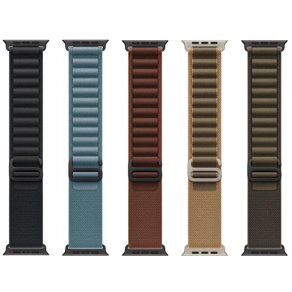Alpine Loop Armband für Apple Watch Ultra 4 3 2 Band 49mm 45mm 44mm 40mm 41mm 46mm 42mm Armband iWatch Series 12 11 10 SE 9 8 7 6