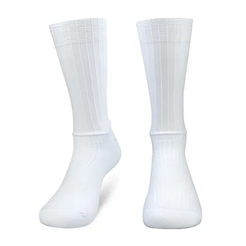 Rutschfeste Silikon-Sommer-Aero-Socken Whiteline Radsocken Herren Fahrrad Sport Laufsocken Calcetines Ciclismo