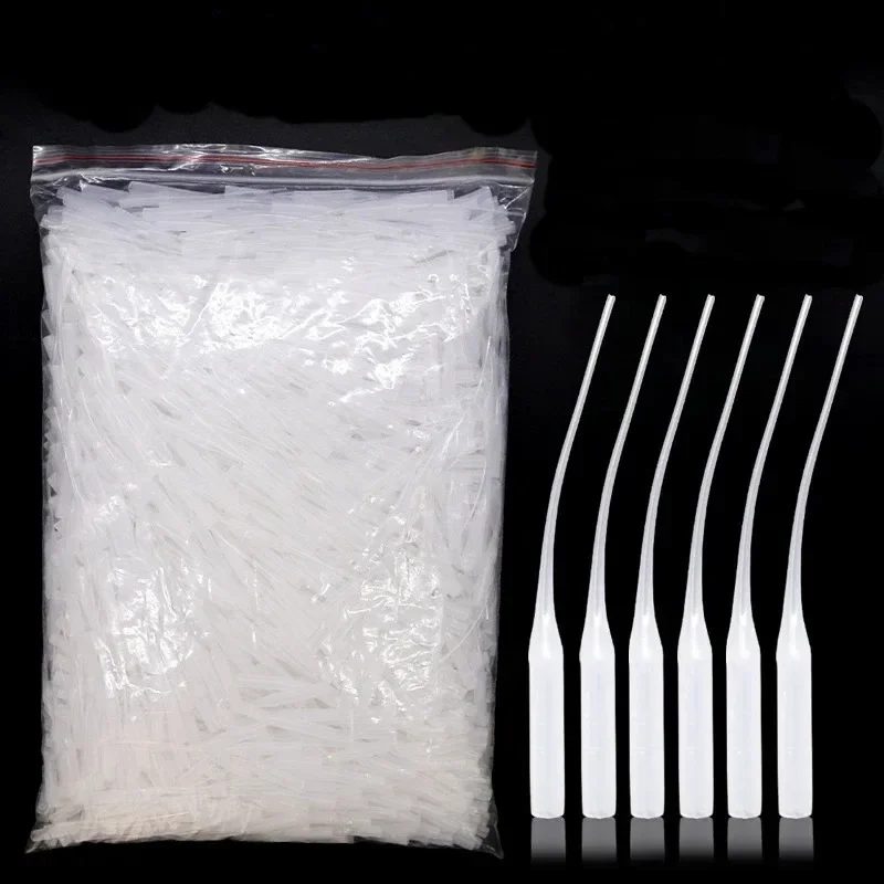 50/100/200Pcs Kleber Micro-Spitzen Kunststoff Kleber Flasche Tipps Kleber Extender Präzision Applikator Dropping Rohr düse Für Handwerk Labor