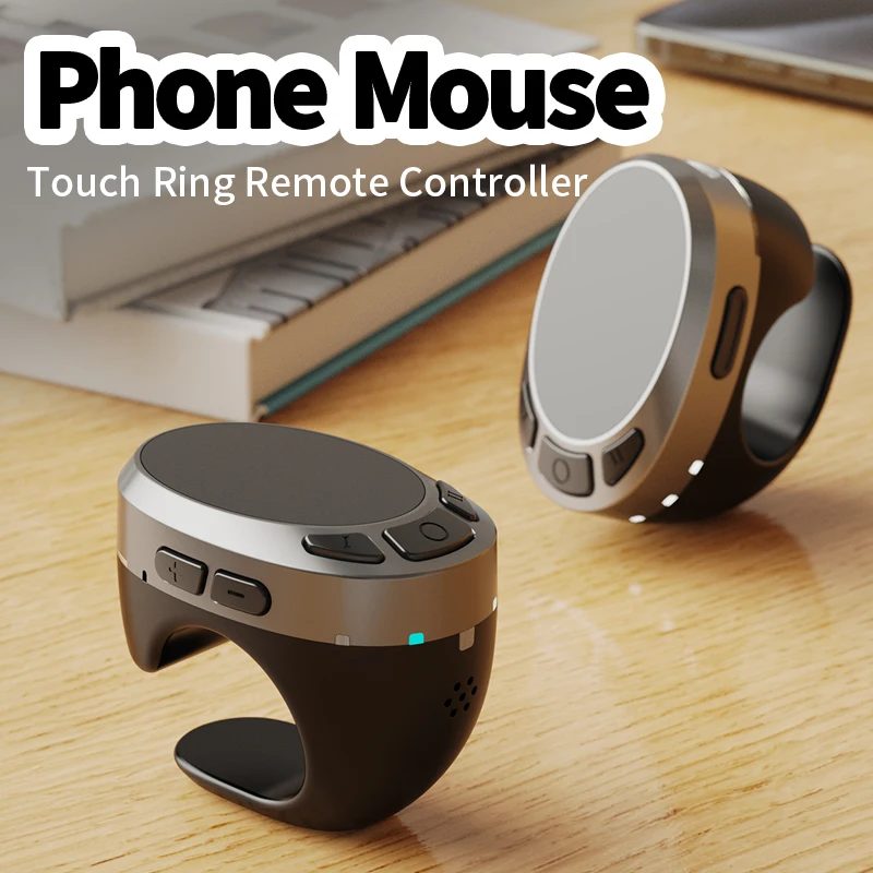 TikTok-Fernbedienung, Scroll-Ring, Fingermaus, Bluetooth-Seitenumblätterer, kabelloser Video-Controller, E-Book-Seitenumblätterer
