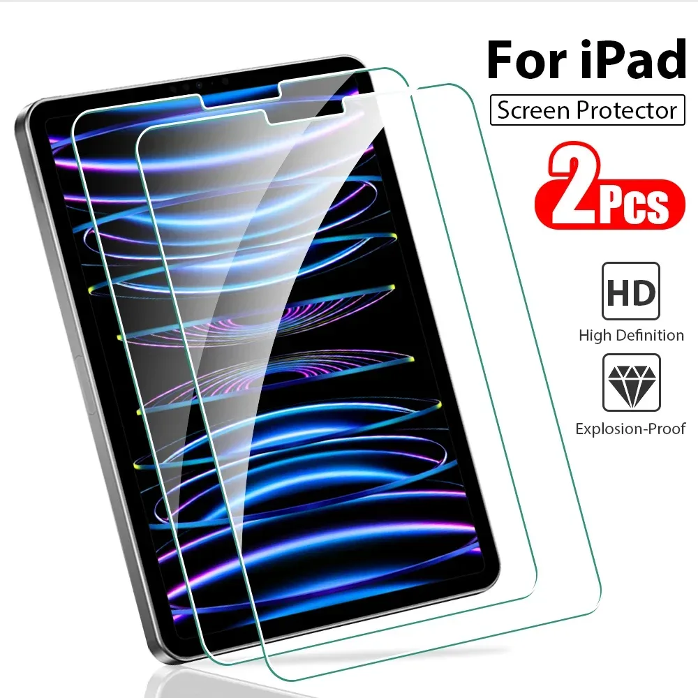 Gehärtetes Glas für Ipad Pro 13 M5 M4 2025 12,9 Air 11 5 4 3 2 M3 M2 Displayschutzfolie A16 10 9 9th 10th Generacion Mini 7 6 Film