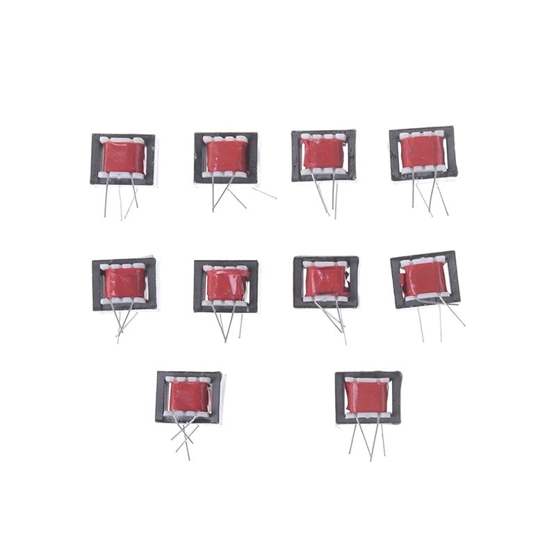 10 Stück Audio-Transformatoren aus roter Nickellegierung, 600:600 Ohm, Europa 1:1 EI14, hocheffiziente Isolationstransformatoren