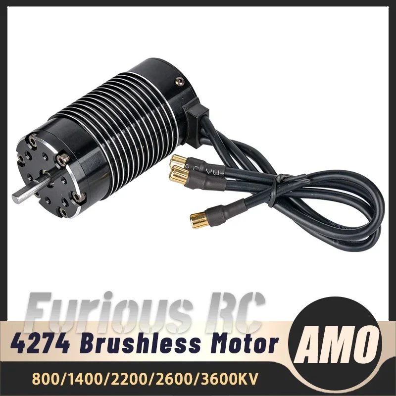 4274 800KV 1400KV 2200KV 2600KV 3600KV 5mm Wellendurchmesser Wasserdichte bürstenlose Motoren für 1/8 1/7 RC Modellauto Buggy Zubehör