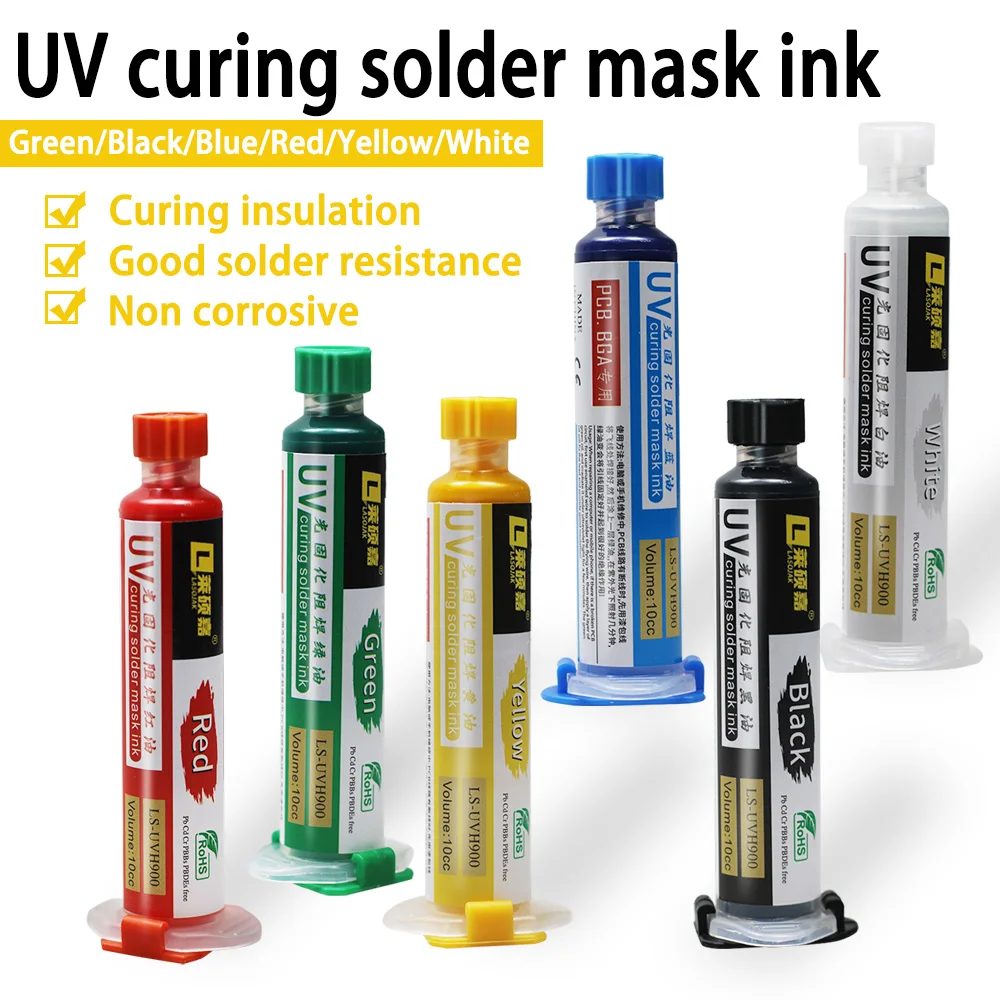 10CC UV-Härtung Solder Maske Tinte Widerstand Grünes Öl für PCB BGA Platine Schützen Farbe Elektronische Reparatur Werkzeuge