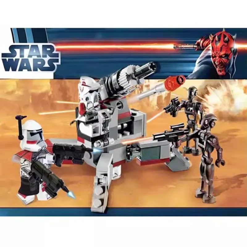 Star Wars Elite Clone Troop und Angriffsroboter 9488 in limitierter Auflage mit zusammengebautem Schaufensterpuppenmodell