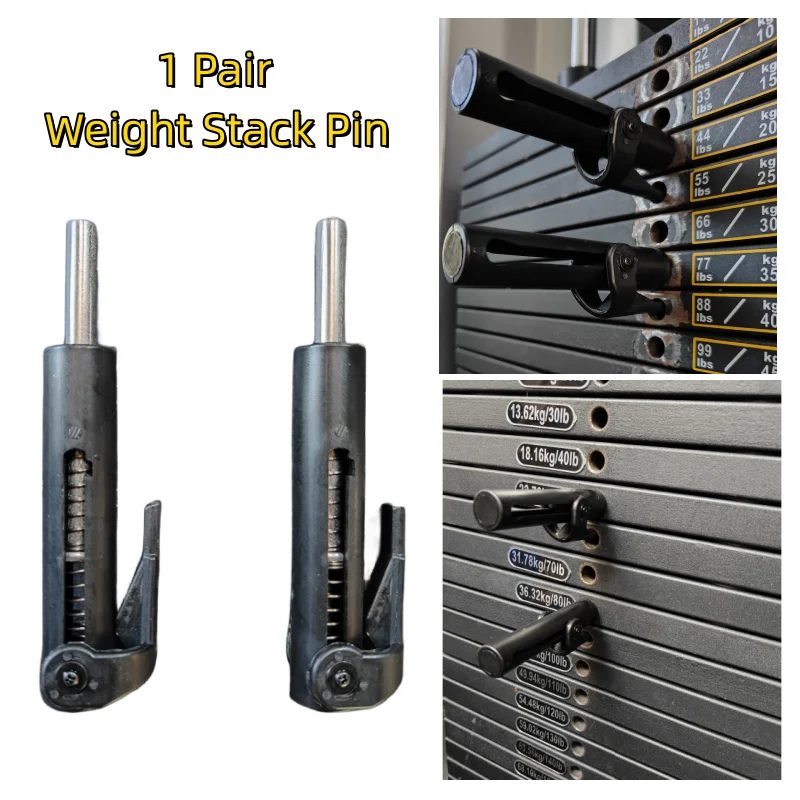 2er-Pack Gewichtsstapelstifte 8 mm Super Group Krafttraining Gewichtsladen Abnehmensstift Fitnessgeräte Ersatzzubehör