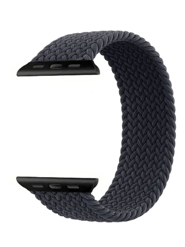 Geflochtenes Solo Loop Armband für Apple Watch Series 12 11 10 9 7 8 SE Ultra 4 3 49mm 46mm 42mm 44mm 45mm Armband Correa iWatch Bänder