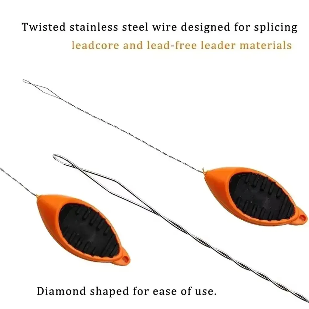 Easy Spllce Needle Tool für Karpfen Leadcore Leader Karpfen Grobe Methode Karpfen Köder Feeder Angelgerät Karpfenangeln Zubehör