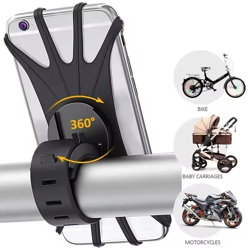 Fahrrad-Handyhalterung Motorrad-Handyhalterung Smartphone-Halterung für iPhone Samsung Xiaomi GSM Houder Fiets