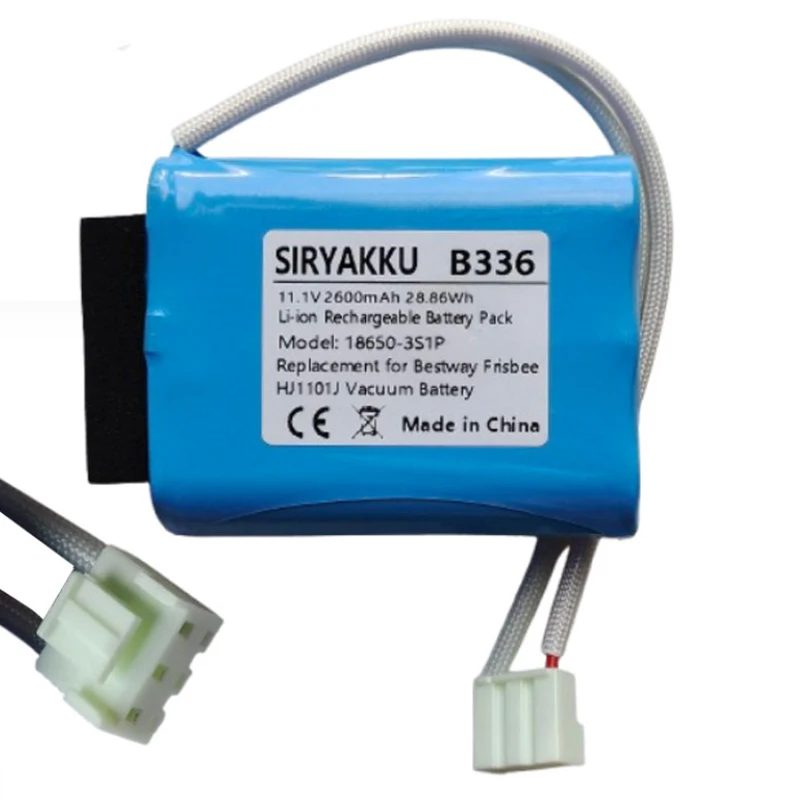 11,1 V Li-Ion 3 s1p Akku Ersatz für Bestway Winny Fresbee HJ1101J Roboter Pool Boden reiniger Batterien