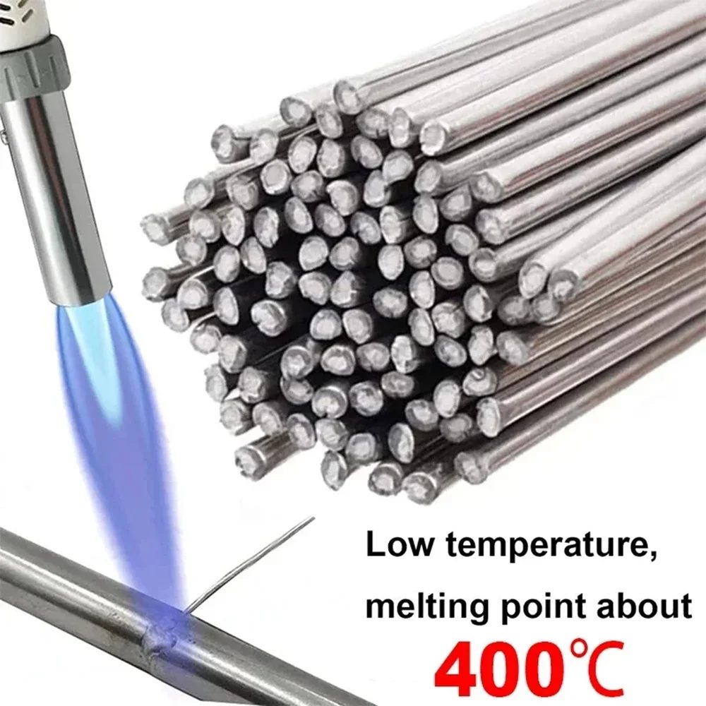 1M Niedrigtemperatur-Aluminium-Schweißdraht mit Flussmittelkern, kein Lötpulver nötig, Schweißstab für Propanbrenner