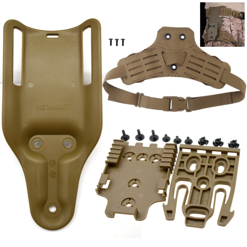 Jagd Quick Locking System Kit Mid-Ride Bein Gürtel Schleife Plattform Drop Bein Holster Oberschenkel Plattform Holster Adapter Basis für GL