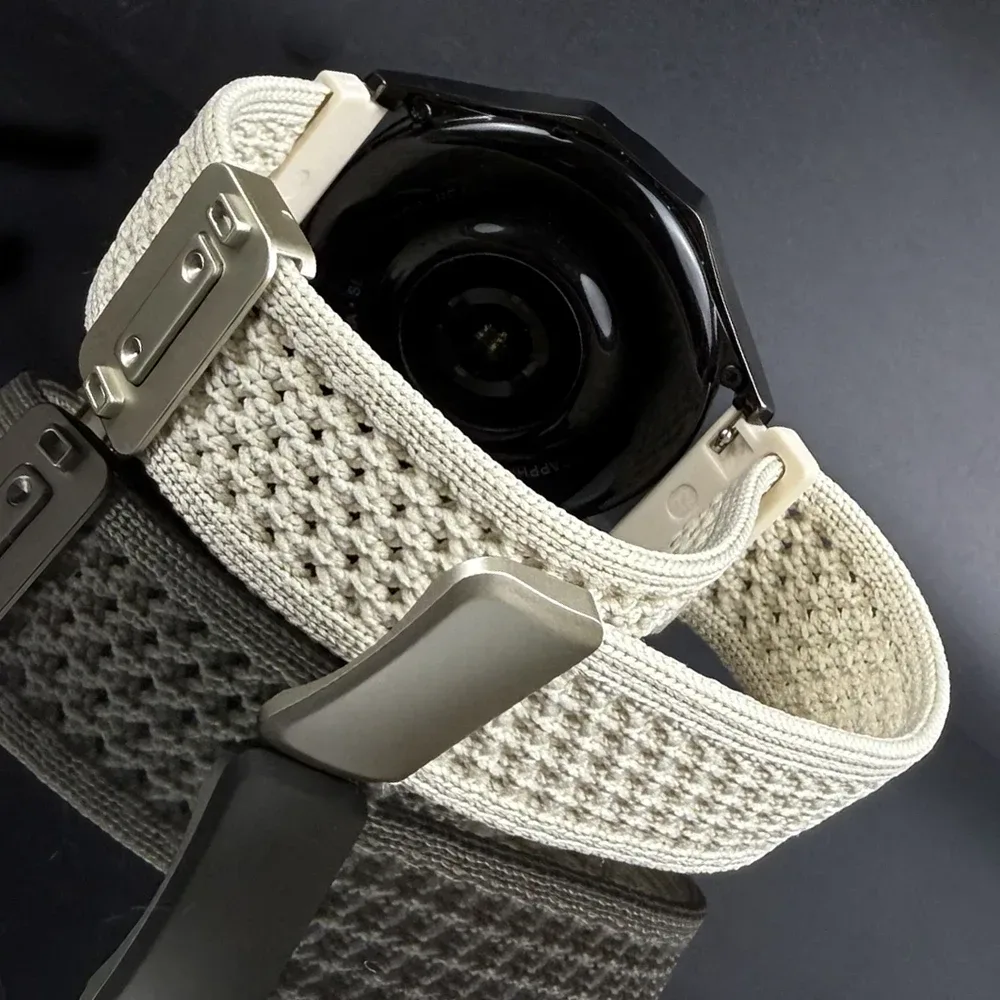 22/20-mm-Armband für Samsung Galaxy Watch 7, 6, 5, 4 (44 mm, 40 mm), 6 Classic (47 mm, 43 mm), 5 Pro, Huawei Watch GT 5/4/3 Pro (46 mm, 42 mm).