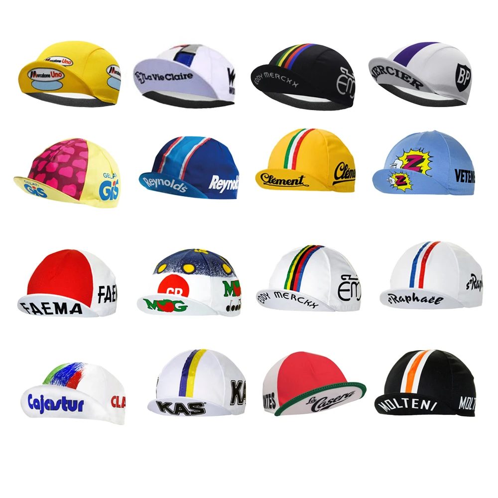 Retro pdm Fahrrad kappe Klassiker Rennrad Hut mercier Fahrrad Kopf bedeckung atmungsaktive Männer und Frauen Gorra Ciclismo