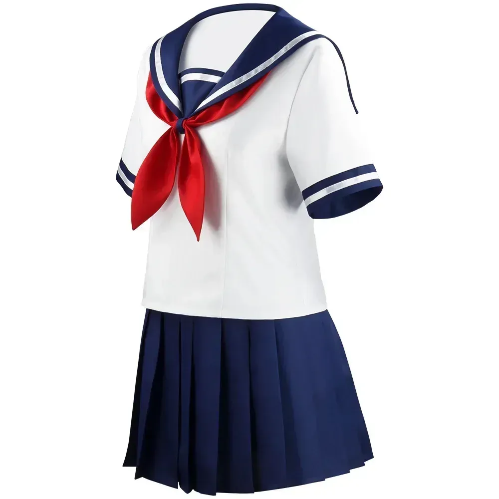 2026 Neues Yandere Simulator Ayano Aishi Cosplay-Kostüm Japanische Schul-Schiffskadetten-Uniform
