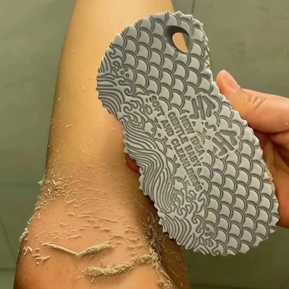 3D Magischer Kinder-Badeschwamm Körper-Peeling-Schwamm zur Entfernung Abgestorbener Haut Massagegerät Reinigungsbürste Duschschwamm Peeling-Schwamm