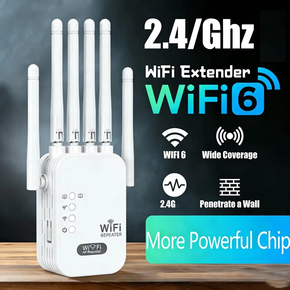 300M Leistungsstarker Chip WLAN-Repeater 2,4G Signal-Router 802.11N Langstrecken-WLAN-Verstärker WLAN-Booster