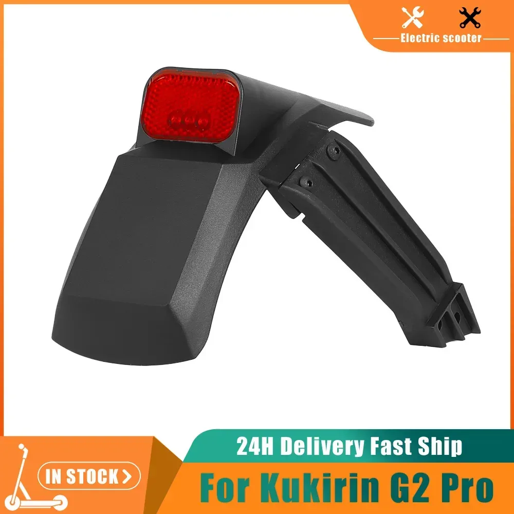 Spritzwassergeschützter hinterer Kotflügel oder Halterung oder Rücklicht für Kugoo Kukirin G2 Pro Elektroroller, Zubehör für die Befestigung des hinteren Schmutzfängers