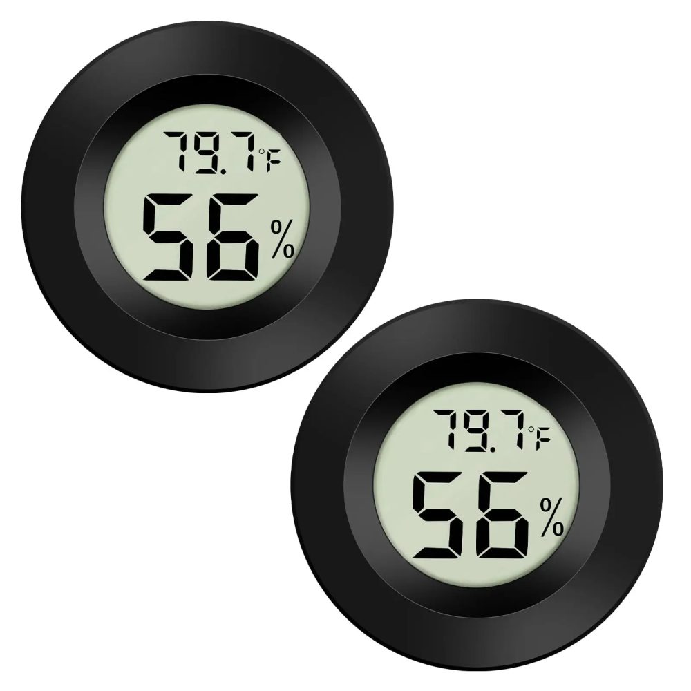 1 Stück Mini-LCD-Digitalthermometer und Hygrometer -50 ° C bis +70 ° C Temperatur- und Luftfeuchtigkeitsmessgerät zum Testen von Kühlschrank und Gefrierschränken