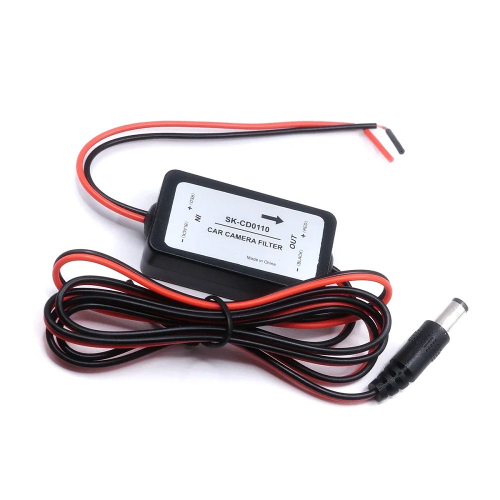 12V Stromfilter Rückrichter Vorschaltgeräte Lösung für Rückfahrkamera-Wellenbildung Bildschirmstörungen Relaisfilter
