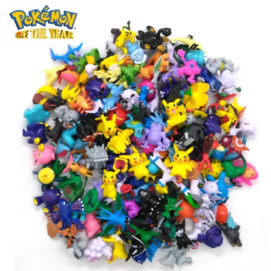 24/144 stücke Pokemon Action figur Spielzeug Mini Figuren Modell Spielzeug Pikachu Anime Kinder Puppe Geburtstags geschenke 2-4cm
